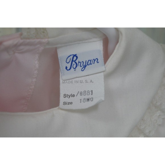 Vintage Bryan Girls 18M Pink Lace Layered Full Circle Party Ruffles RARE - Picture 11 of 12